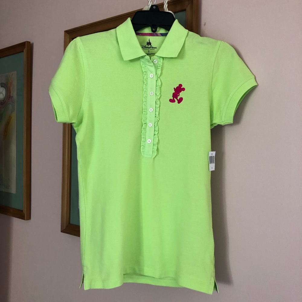 Disney Parks light green cotton t-shirt size S